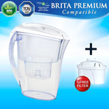 FJ402 Brita Maxtra Marella Compatible Water Filter Jug + free Filter - thecoffeefiltershop