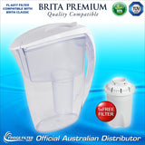 FJ601 Brita Classic Compatible Water Filter Jug + free Filter - thecoffeefiltershop