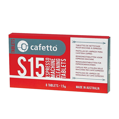 Cafetto S15 Espresso Coffee Machine Cleaning Tablets 1.5g - 8 Tablets