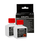 Genuine Krups Coffee Machine Liquid Cleaner XS9000 - 2 x 100ml