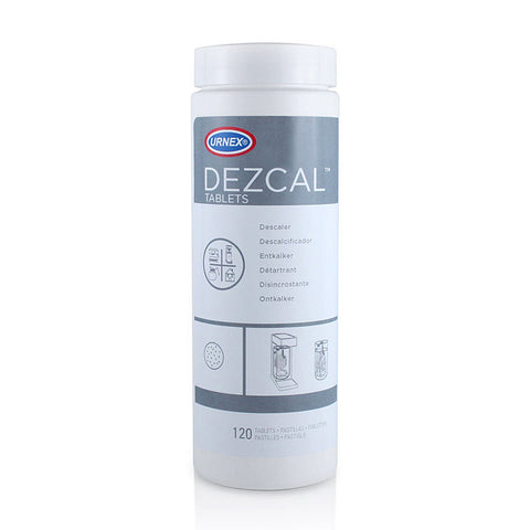 Urnex DEZCAL Espresso Coffee Machine Descaler Decalcifier Descaling Tablets